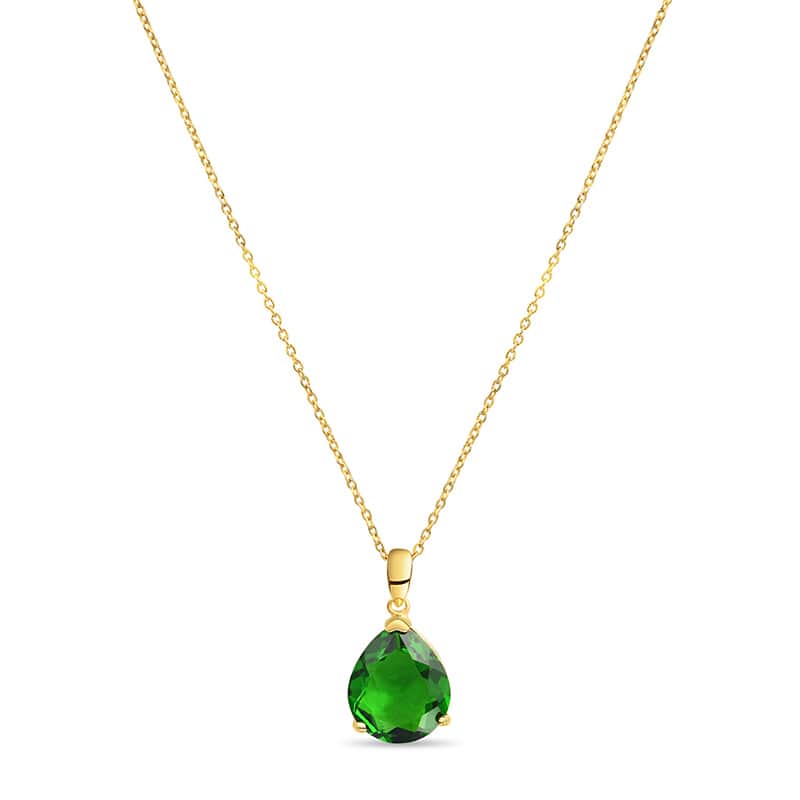 Helenite Necklace and Stud Set